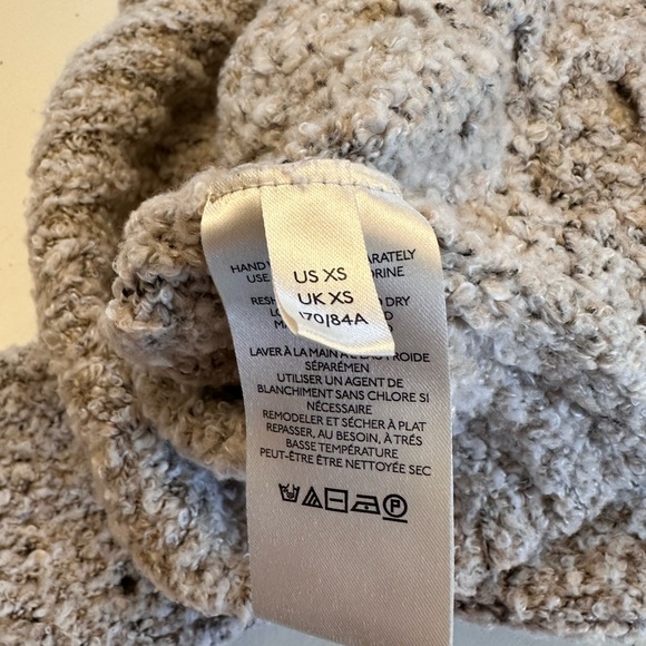 Free People Textured Knit Sweater - Taupe XS - Picture 7 of 7